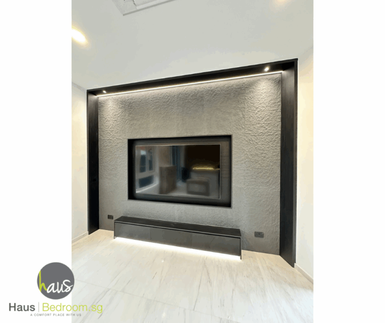 Living room Feature Wall TV