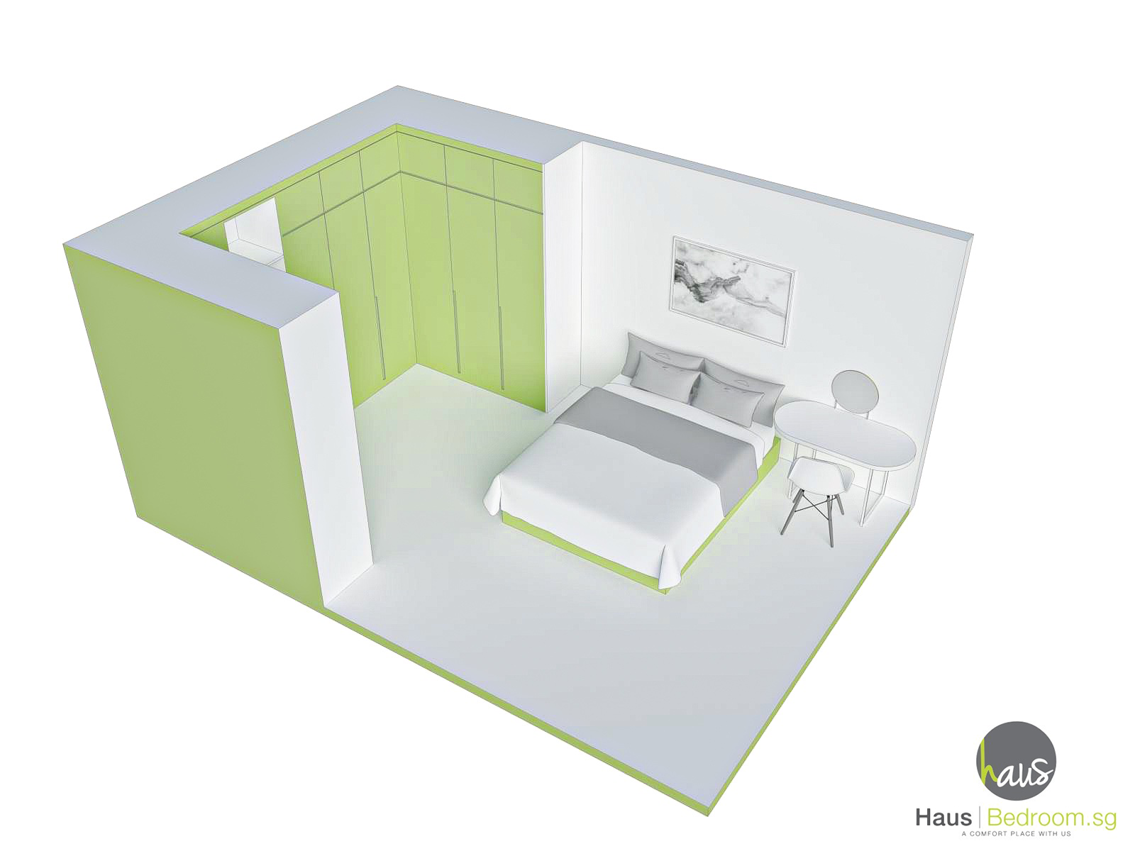 Custom Wardrobes in Singapore: Everything You Must Know Before You Build 3 U-shaped configuration