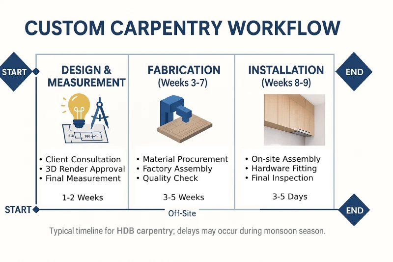 Custom Carpentry Timeline