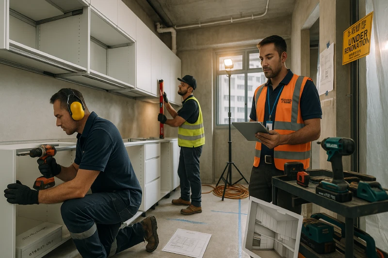 renovation execution and handover