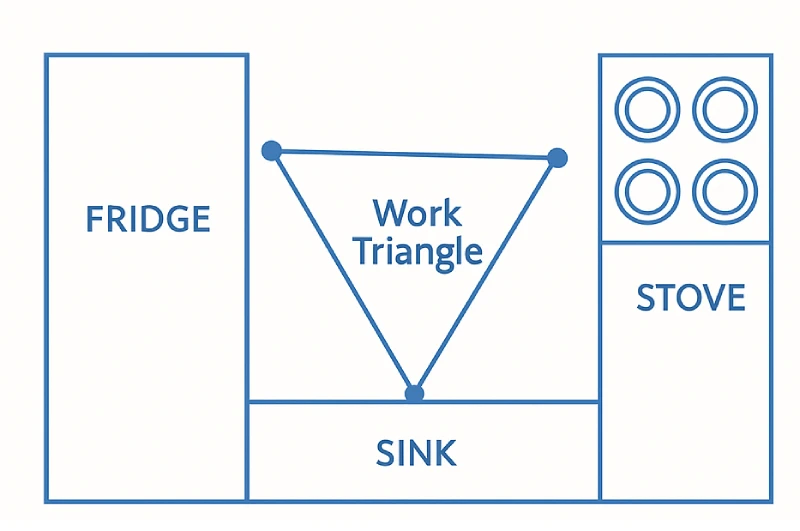 kitchen work triangle