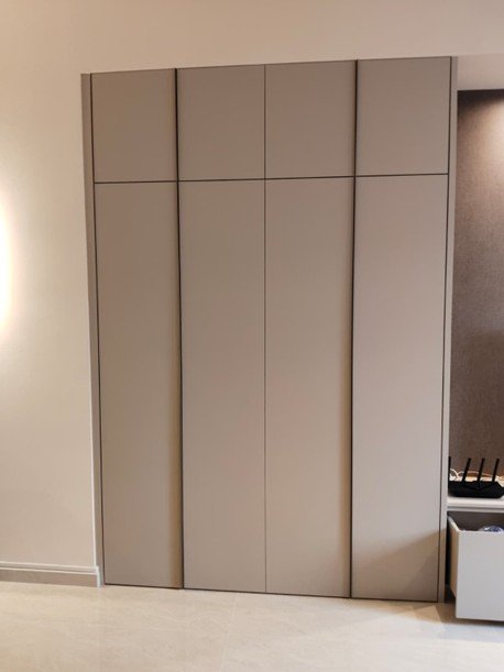 HausFlex enclosed behind carpentry doors