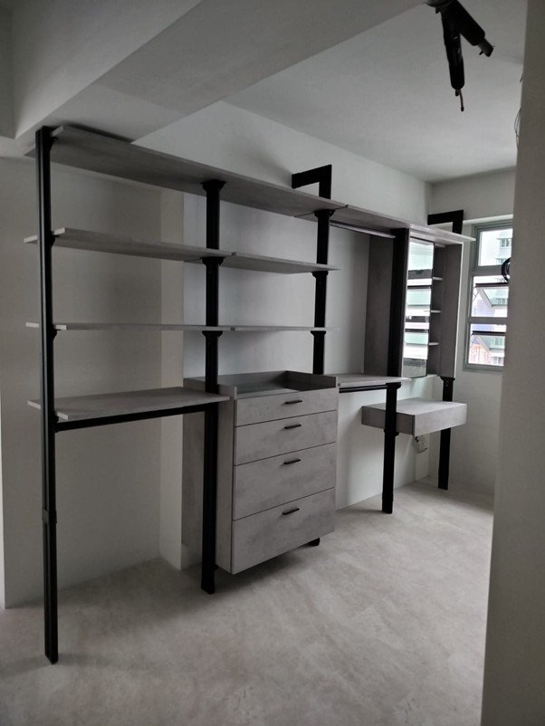 HausPole internal with dressing table integration