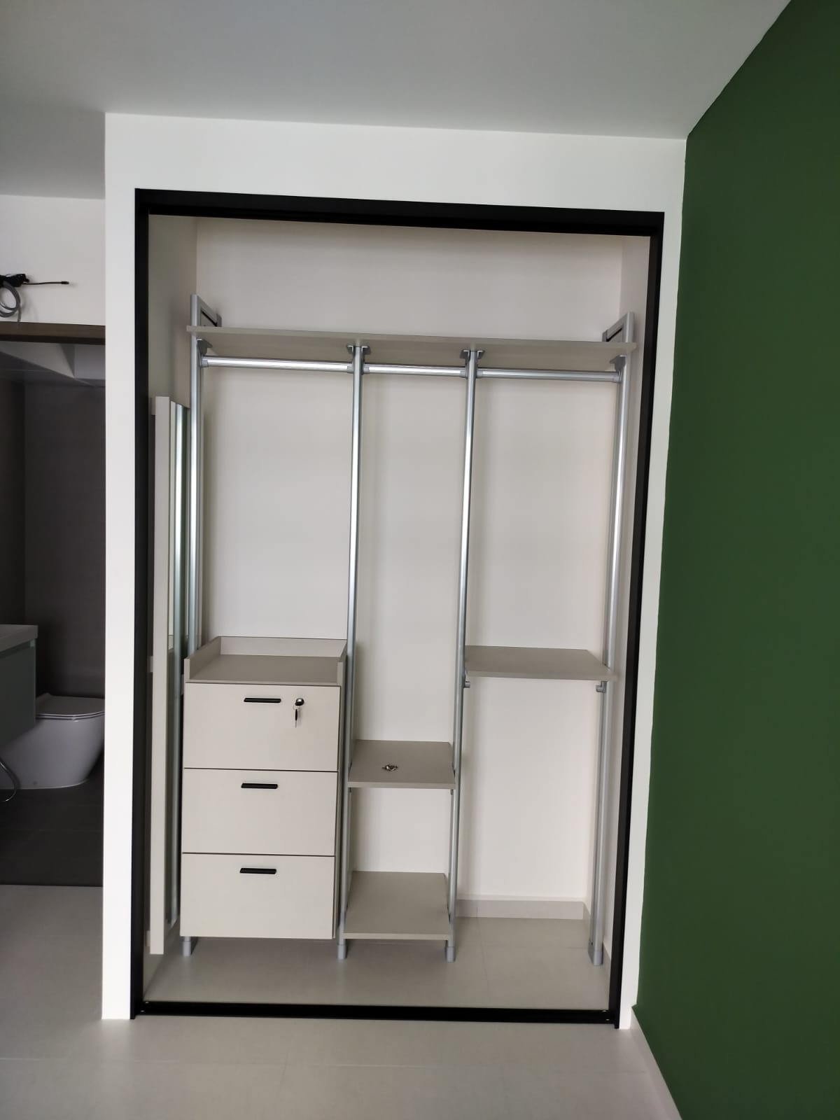 MacPherson 4-room HDB BTO: HausPole wardrobe in the master bedroom